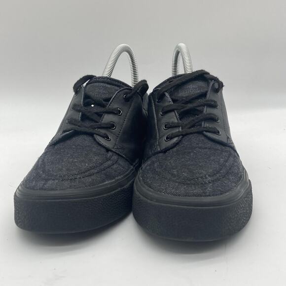 Mens Size 7 Nike Zoom Stefan Janoski Elite Ht "Black" Leather/Fabric Skate Shoes - Picture 2 of 8